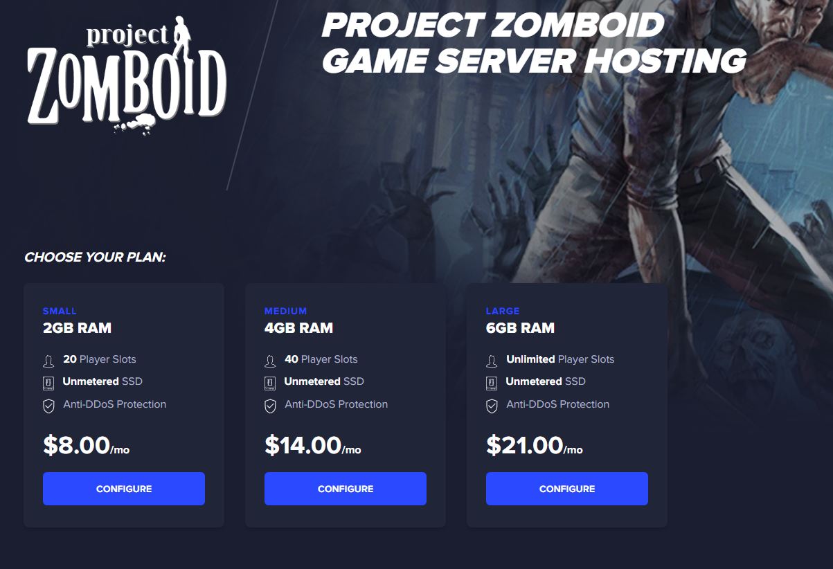 GPortal Project Zomboid Hosting