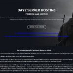 Gamingdeluxe page of DayZ Standalone server hosting