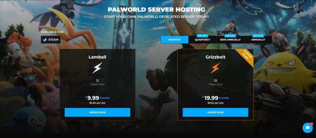 Palworld server hosting - Shockbyte