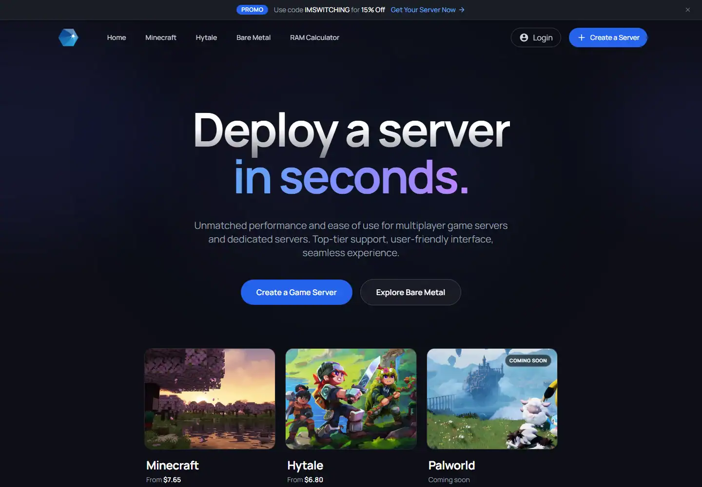 Prism Nodes homepage screenshot