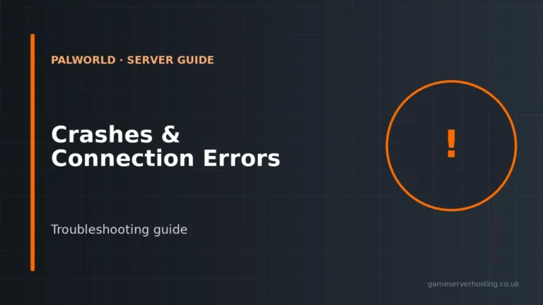 Palworld Server Crashes & Connection Errors — Troubleshooting Guide