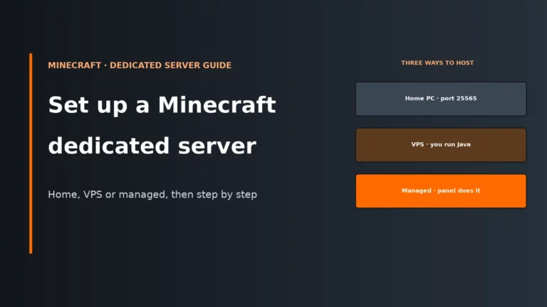 How to Set Up a Minecraft Dedicated Server
