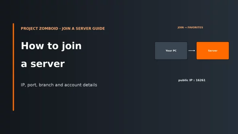 How to Join a Project Zomboid Server