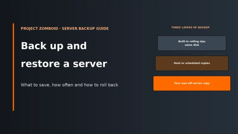 How to Back Up and Restore a Project Zomboid Server