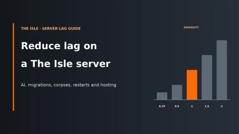 How to Reduce Lag on a The Isle Server (Evrima)